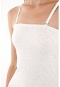 Tennis Vestido Largo En Encaje Con Boleros Crudo Para Mujer de Tennis