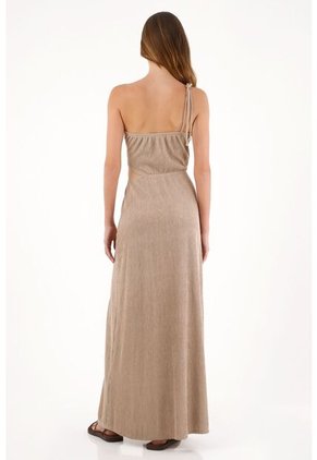 Tennis Vestido Con Cut Out Y Textura Crudo Para Mujer