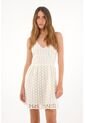 Tennis Vestido Corto En Tejido De Flores Para Mujer de Tennis