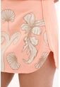 Falda Corta Rosada Con Estampado Especial Para Mujer de Tennis