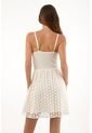 Tennis Vestido Corto En Tejido De Flores Para Mujer de Tennis