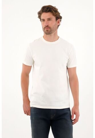 Tennis Camiseta Manga Corta En Tela Jersey Crudo Para Hombre Tennis