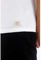 Tennis Camiseta En 100% Algodón Blanca Para Hombre de Tennis