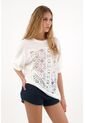 Tennis Camiseta Manga Corta De Silueta Amplia Crudo Para Mujer de Tennis