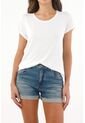 Tennis Camiseta Manga Corta Blanca Para Mujer de Tennis