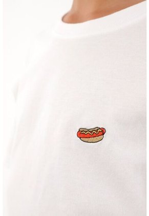 Camiseta Blanca De Manga Corta Para Niño