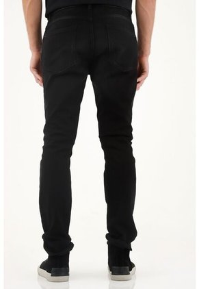 Tennis Jean Nudy Negro Cinco Bolsillos Para Hombre