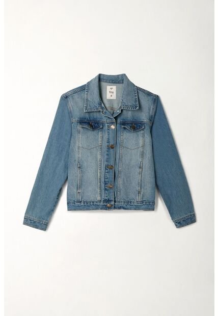 Tennis Chaqueta Azul En Denim Para Mujer