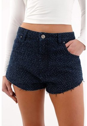 Tennis Bermuda En Algodón 100% Azul Para Mujer