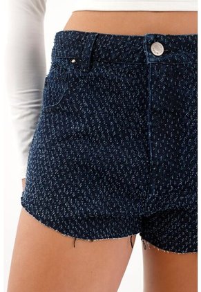 Tennis Bermuda En Algodón 100% Azul Para Mujer