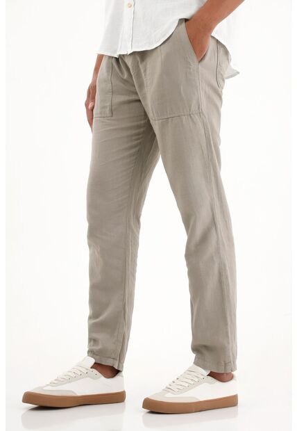 Tennis Pantalón Jogger Gris Bota Recta Para Hombre