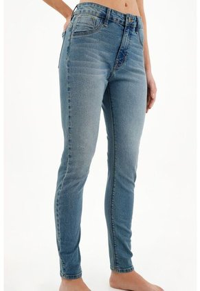 Tennis Jean Super Slim Azul Para Mujer
