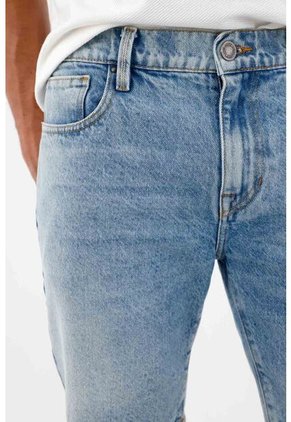 Tennis Bermuda Nudy En Denim Azul Para Hombre