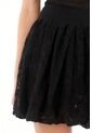 Tennis Falda Corta Abombachada Negra Para Mujer de Tennis