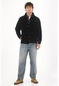 Tennis Chaqueta En Gamuza Sintética Negra Para Hombre de Tennis