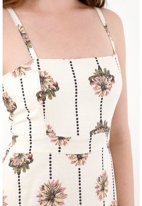 Tennis Vestido Largo Con Estampado Floral Para Mujer