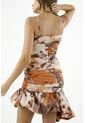 Tennis Vestido Estampado Asimétrico Para Mujer de Tennis