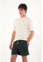 Tennis Pantaloneta Con Estampado De Surfistas Para Hombre de Tennis