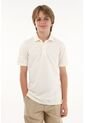 Polo Crudo Manga Corta Para Niño de Tennis