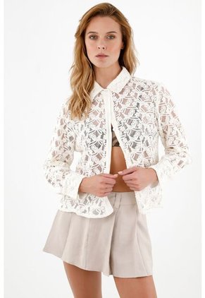 Tennis Camisa Crudo Tejida Para Mujer