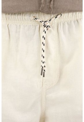 Bermuda Regular Fit Con Pretina Elástica Amarilla Para Hombre