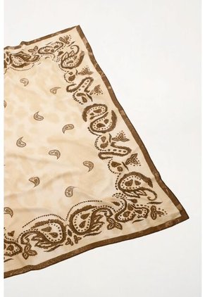 Tennis Pañoleta Con Estampado Paisley Café