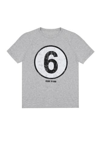 Tennis Camiseta Gris Con Estampado Frontal Para Hombre Tennis