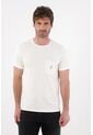 Tennis Camiseta Básica Con Bolsillo Y Estampado Crudo Para Hombre de Tennis