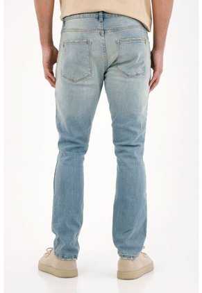 Tennis Jean Nudy Tono Claro Con Textura Lisa Para Hombre