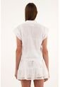 Camisa Blanca En 100% Algodón Para Mujer de Tennis