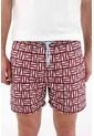 Tennis Pantaloneta De Baño Estampado De Peces Para Hombre de Tennis
