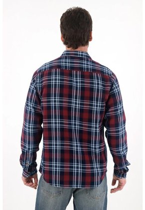 Tennis Camisa Tipo Leñadora Azul Para Hombre