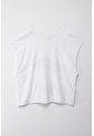 Tennis Camiseta Boxy Fit Con Estampado Blanca Para Mujer de Tennis