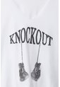 Tennis Camiseta Boxy Fit Con Estampado Blanca Para Mujer de Tennis
