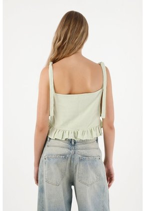 Tennis Camisa Tipo Crop Para Mujer