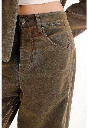 Tennis Jean Horseshoe En Velvet Café Para Mujer