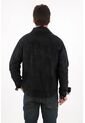 Tennis Chaqueta En Bull Denim Resinada Negra Para Hombre de Tennis