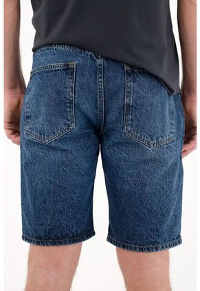 Tennis Bermuda En Denim Tono Medio Para Hombre