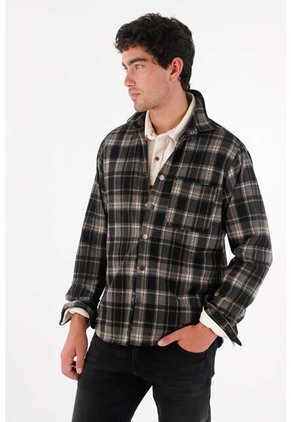 Tennis Abrigo Con Diseño Preteñido A Cuadros Para Hombre