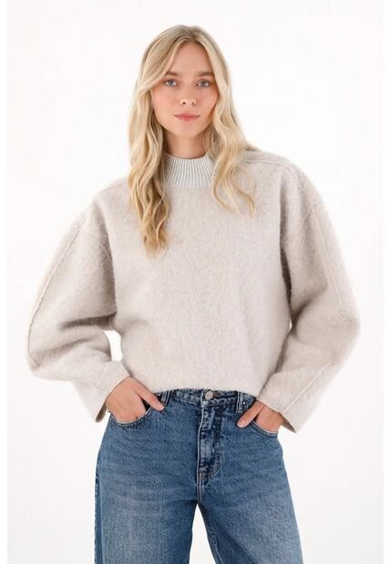 Tennis Buzo Con Textura Crudo Para Mujer