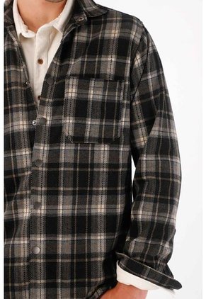 Tennis Abrigo Con Diseño Preteñido A Cuadros Para Hombre