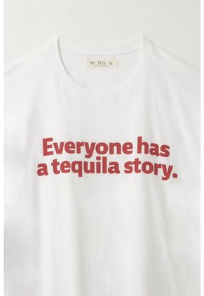 Tennis Camiseta Oversize Con Estampado Blanca Para Mujer