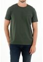 Camiseta Manga Corta Verde Para Hombre de Tennis