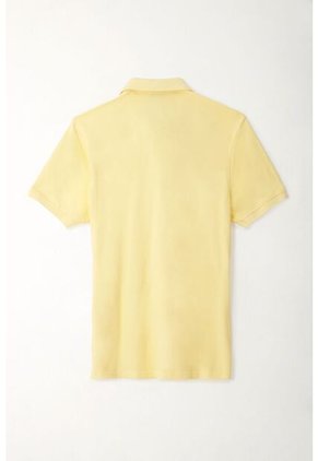 Tennis Polo Amarilla Con Raqueta Multicolor Para Hombre