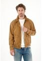 Tennis Chaqueta Tipo Bomber Café Para Hombre de Tennis
