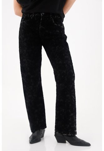 Tennis Jean Recto De Animal Print Para Mujer Tennis
