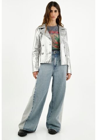 Tennis Chaqueta Tipo Blazer Metálica Para Mujer Tennis