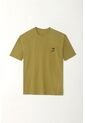 Camiseta En Jersey Flamé Verde Para Hombre de Tennis