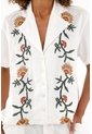 Tennis Camisa Tipo Bowling Manga Corta Para Mujer de Tennis
