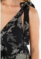 Tennis Vestido Negro Con Detalles Bordados Para Mujer de Tennis
